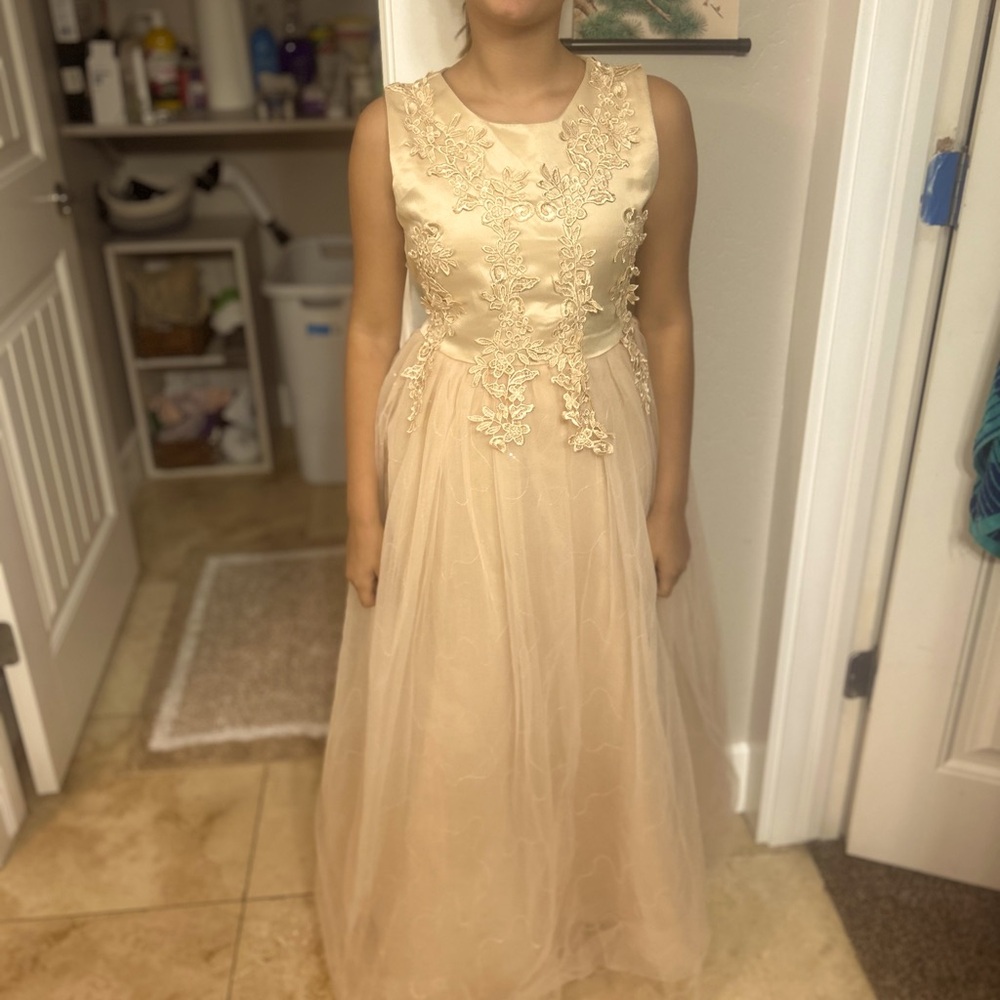 Beautiful girls size 12 bridesmaids dress or party